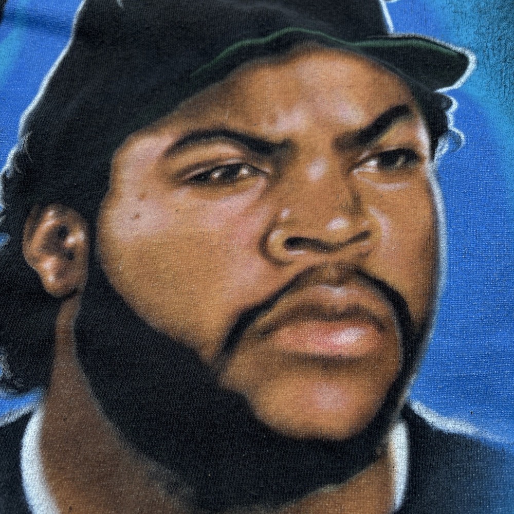Boyz In The Hood Graphic Print‎ Tshirt Mens Size Medium Freeze Ice Cube Black - Picture 8 of 13